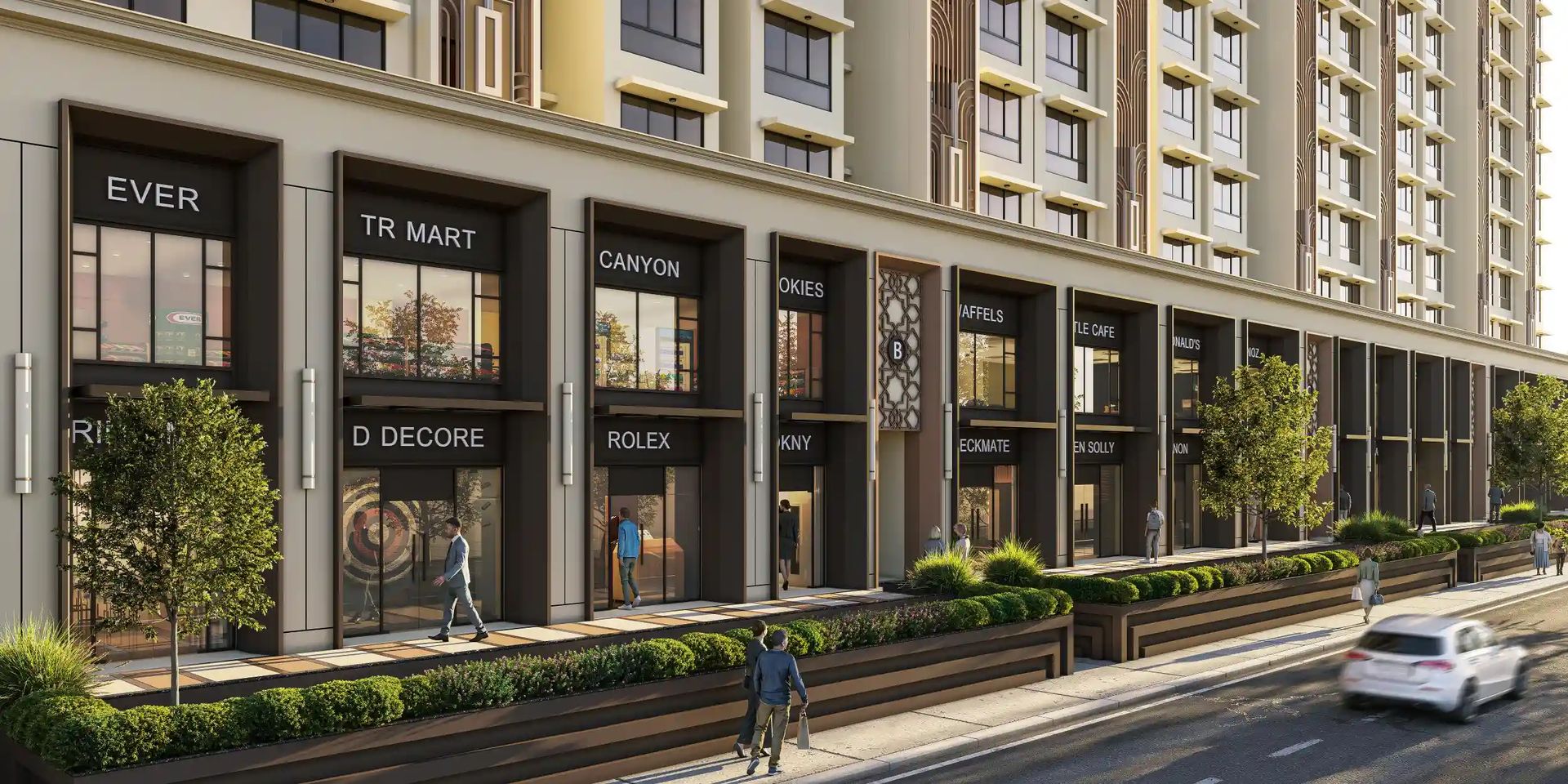 Exterior view of Avenor Park, Kurla West