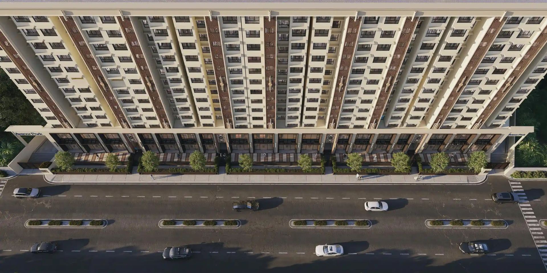 Exterior view of Avenor Park, Kurla West