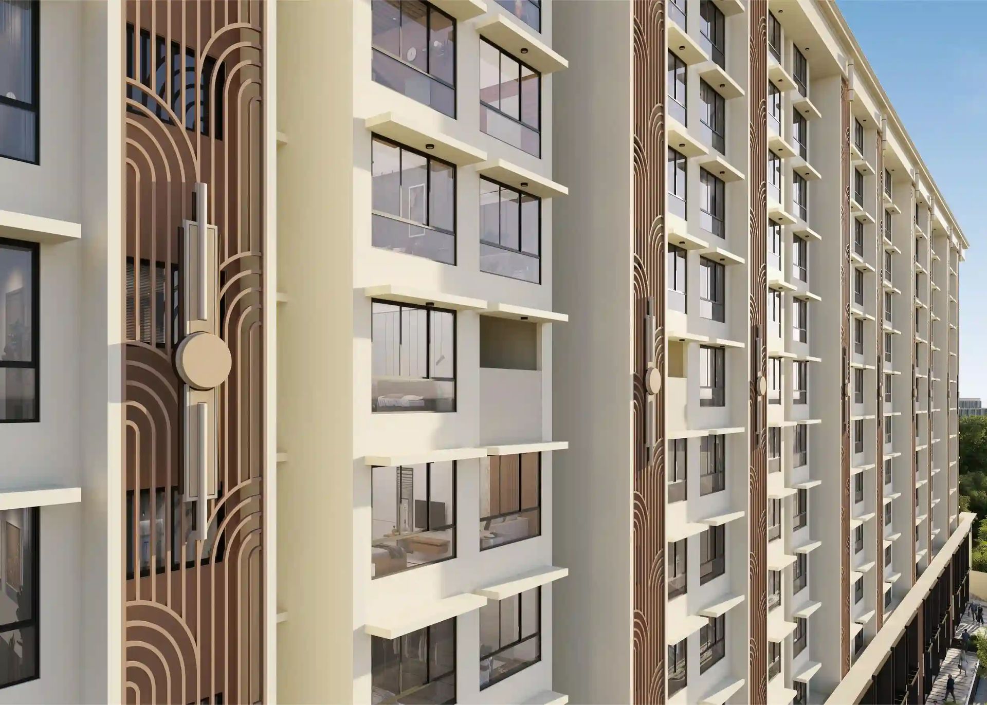 Exterior view of Avenor Park, Kurla West