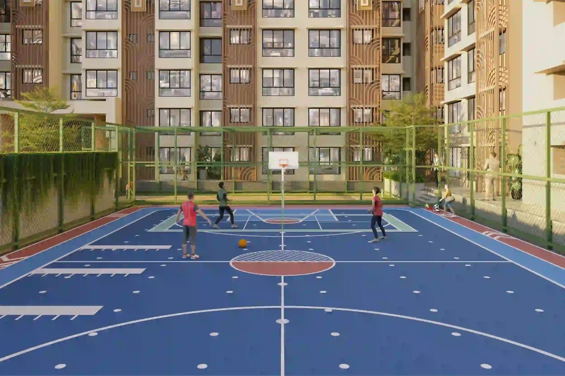 Exterior view of Avenor Park, Kurla West