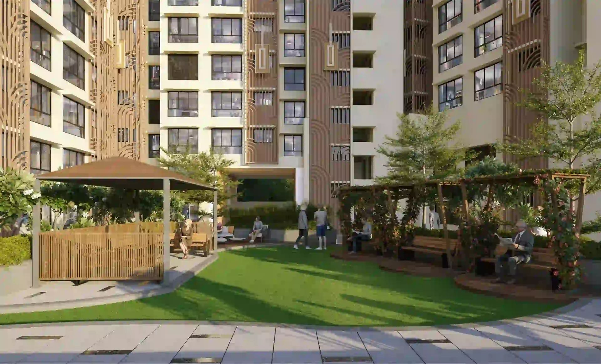 Exterior view of Avenor Park, Kurla West