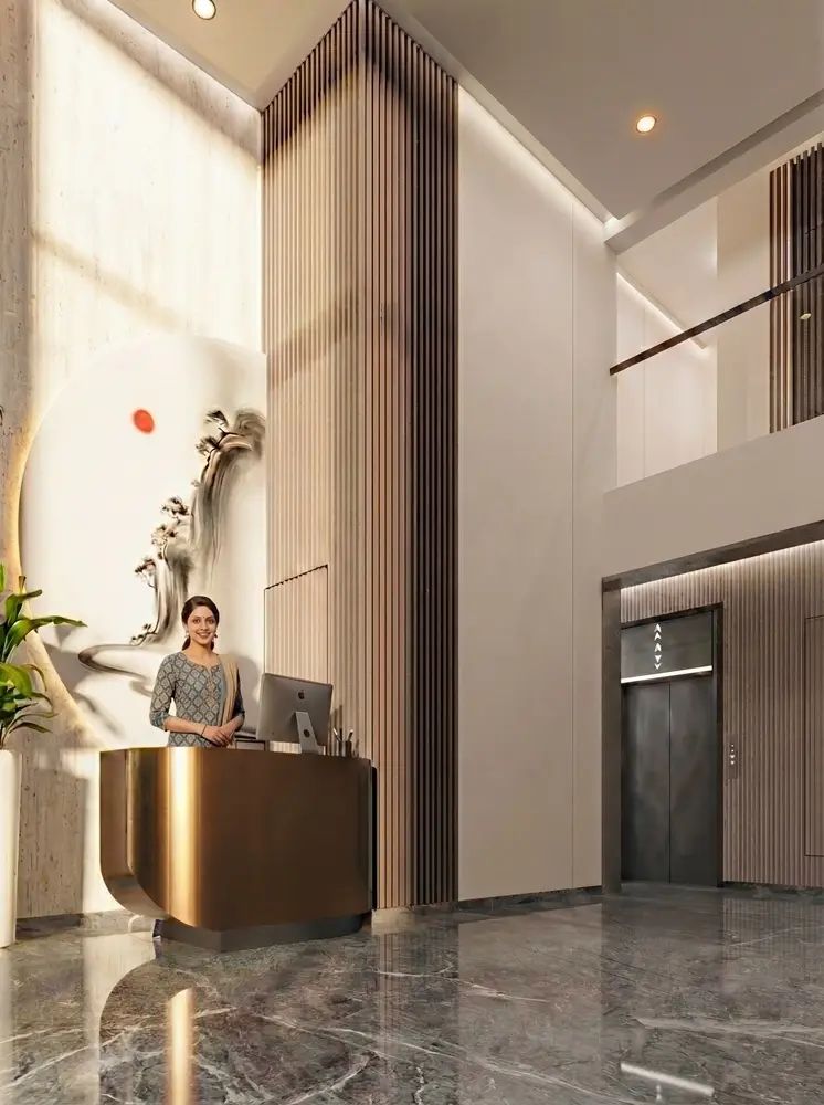 Interior view of Avenor Park, Kurla West