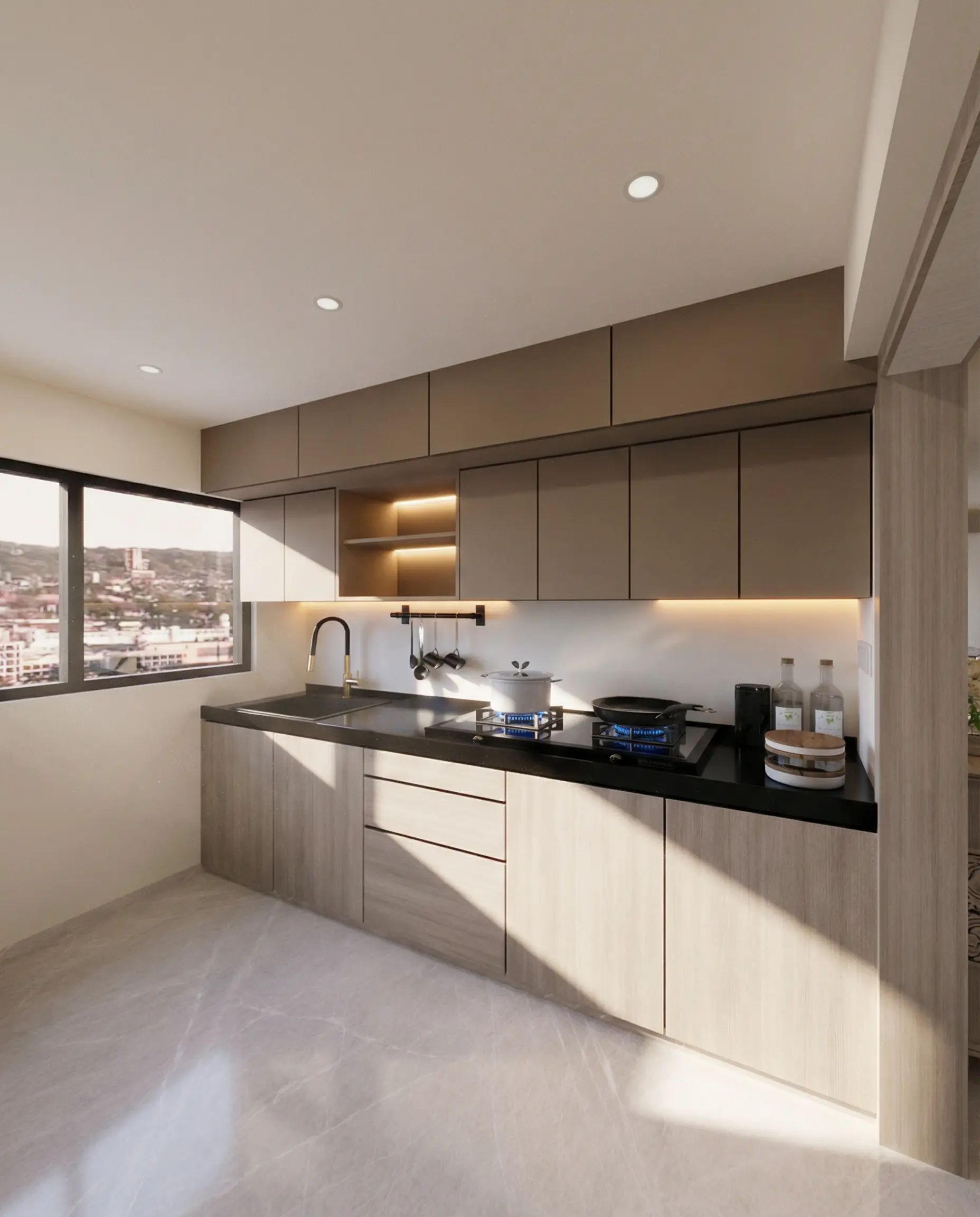 Interior view of Avenor Park, Kurla West