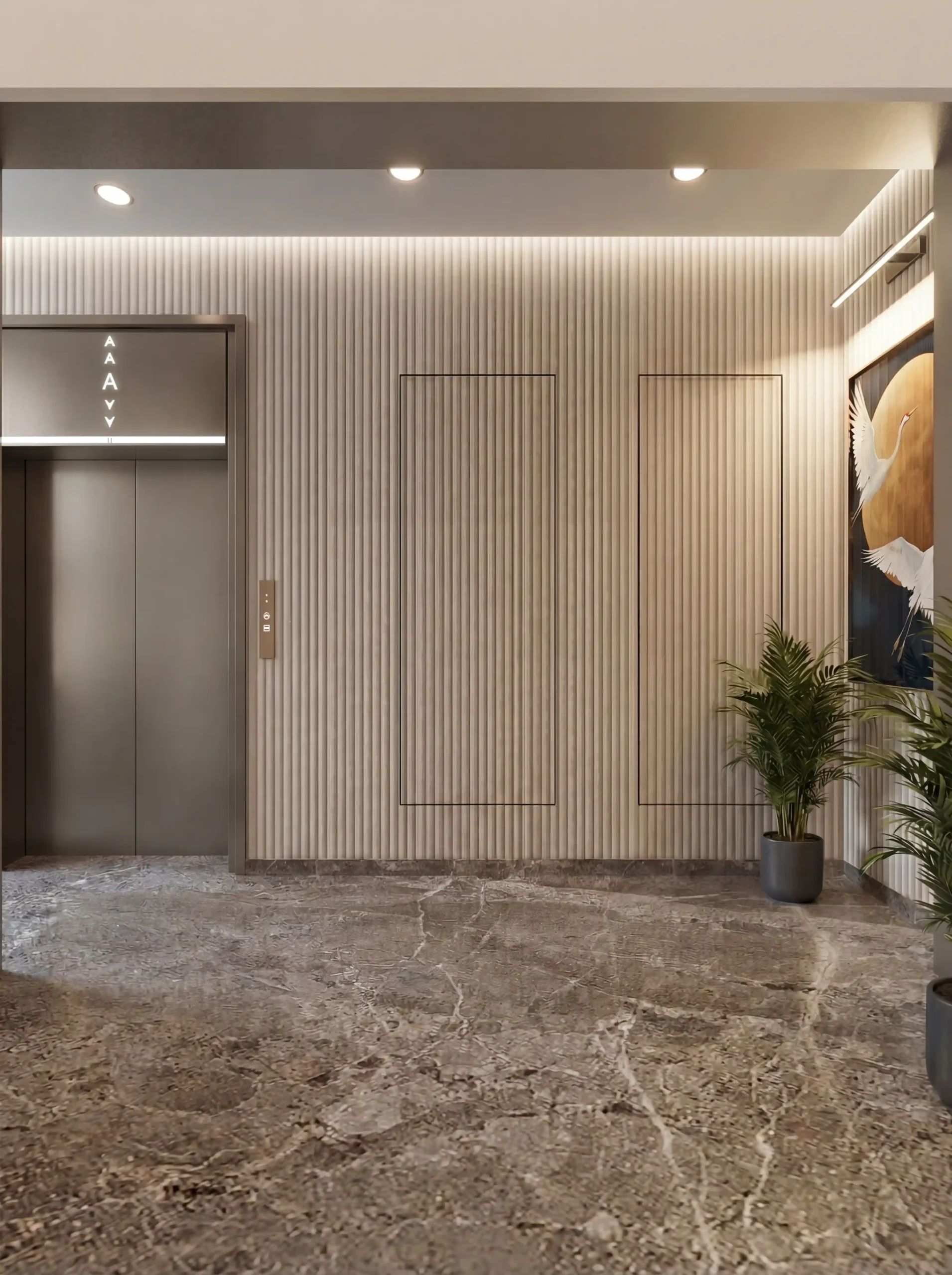 Interior view of Avenor Park, Kurla West