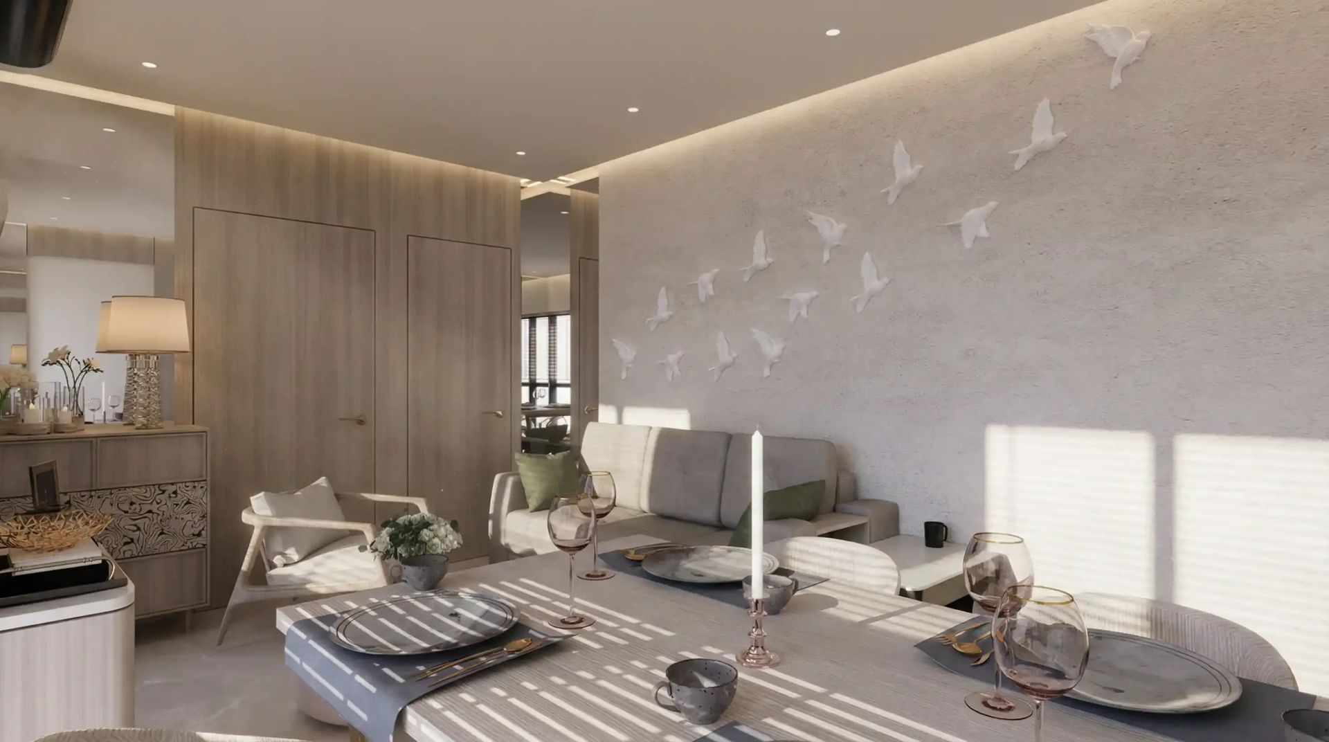 Interior view of Avenor Park, Kurla West