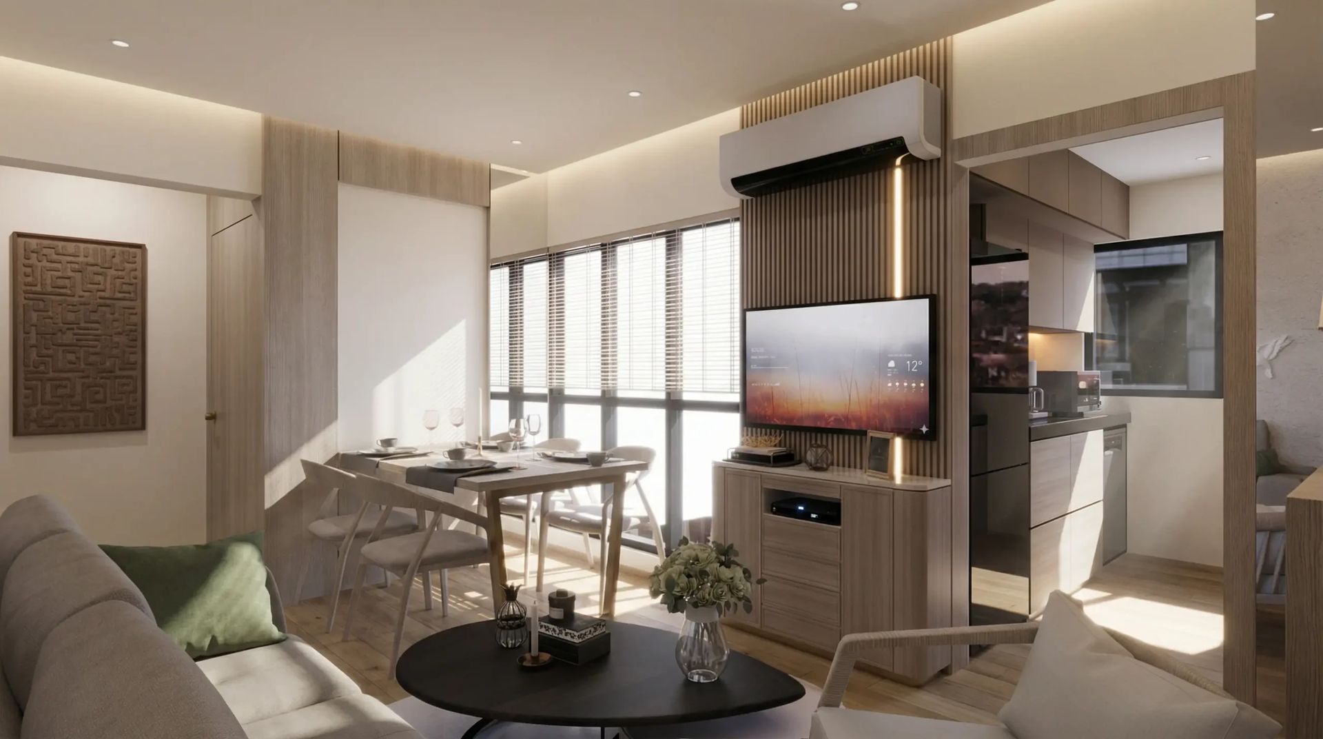 Interior view of Avenor Park, Kurla West