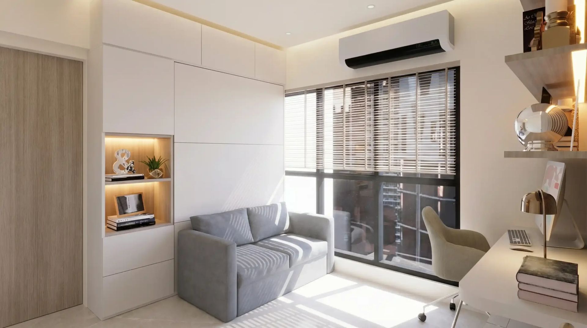 Interior view of Avenor Park, Kurla West