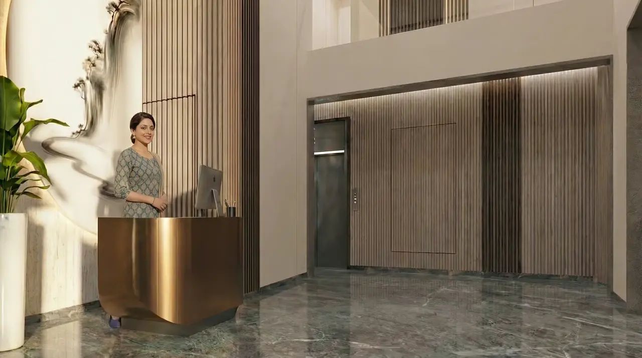 Interior view of Avenor Park, Kurla West