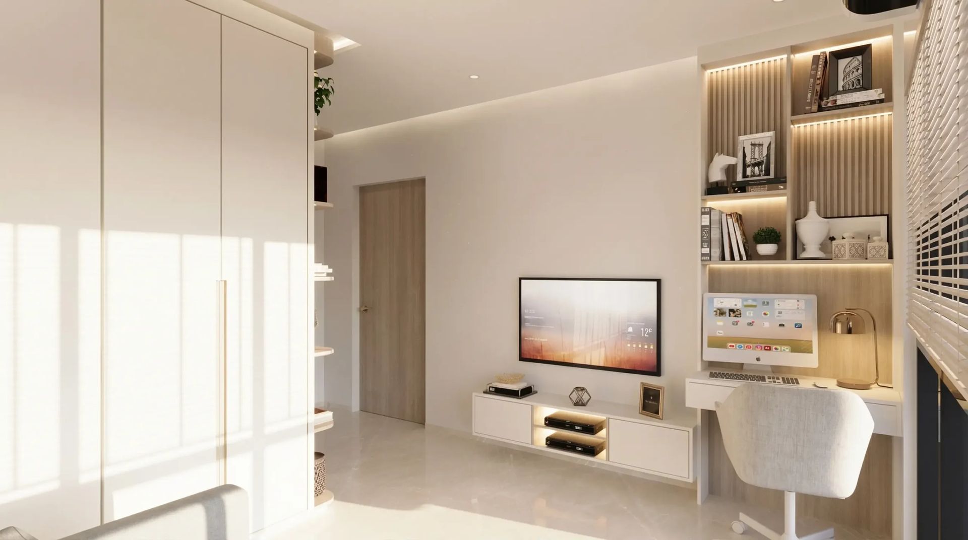 Interior view of Avenor Park, Kurla West