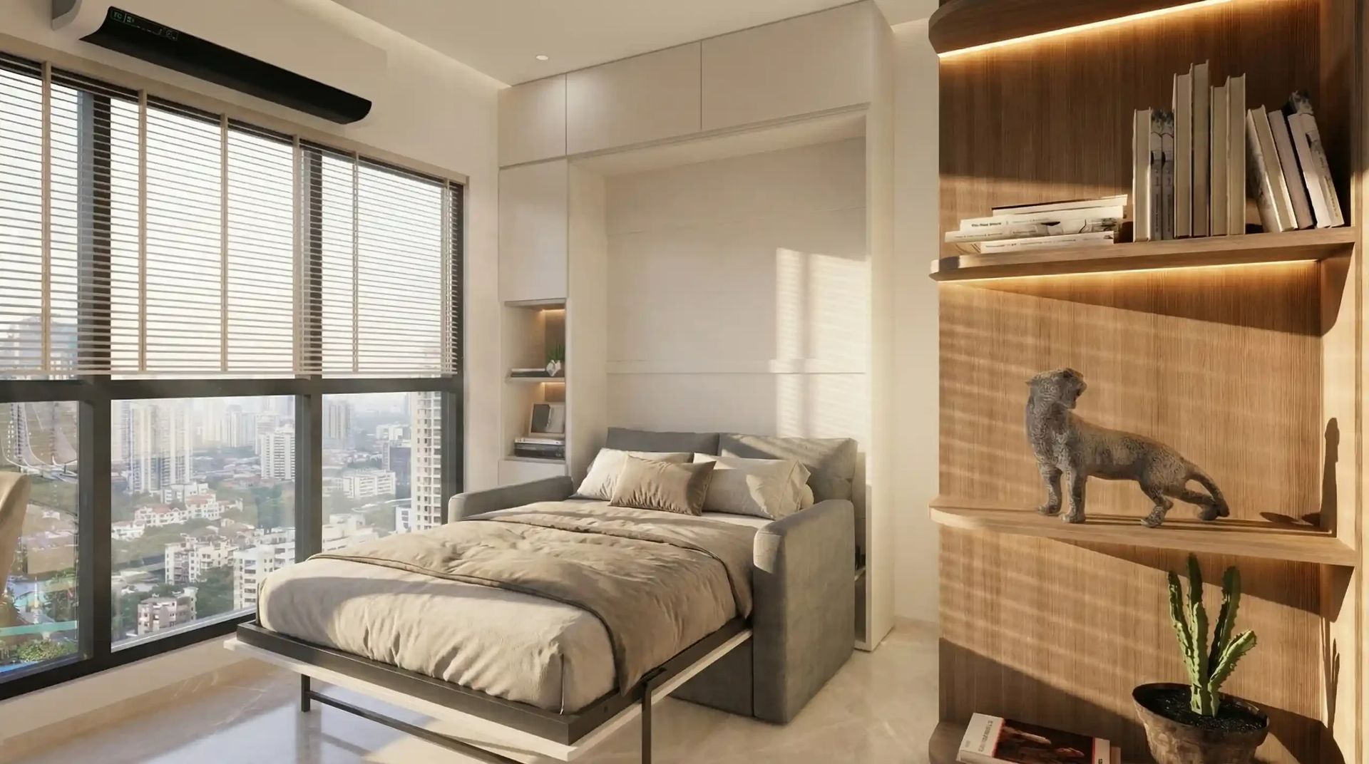 Interior view of Avenor Park, Kurla West